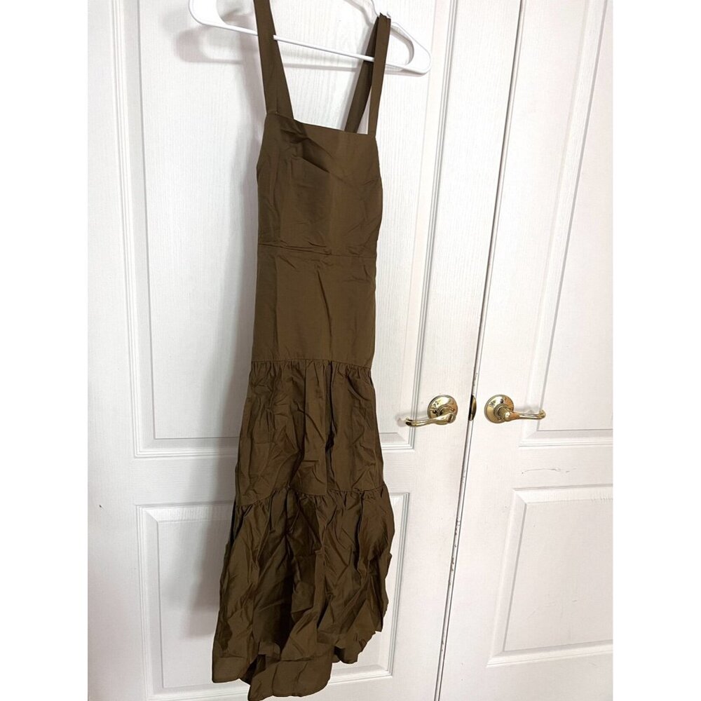 🆕NWT Banana Republic Petite Poplin Tiered Maxi Dress